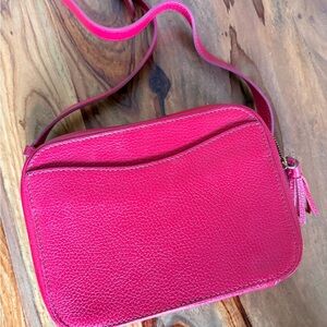 Like New Cuyana Leather Crossbody Bag